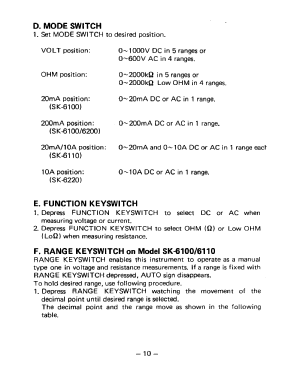 Digital Multitester SK-6100; Kaise Electric Works (ID = 2884034) Equipment