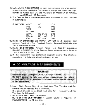 Digital Multitester SK-6100; Kaise Electric Works (ID = 2884039) Equipment