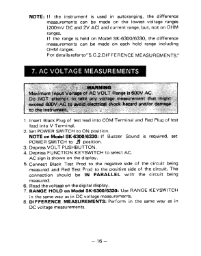 Digital Multitester SK-6440; Kaise Electric Works (ID = 2819258) Equipment