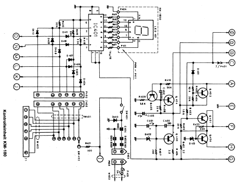 UKW Betriebsfunkgerät KM180; Kaiser Electronic (ID = 713136) Commercial TRX