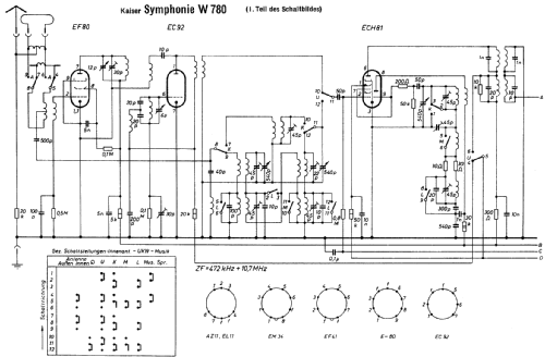 Kaiser-Symphonie W780; Kaiser KG, W. bzw. (ID = 1699754) Radio