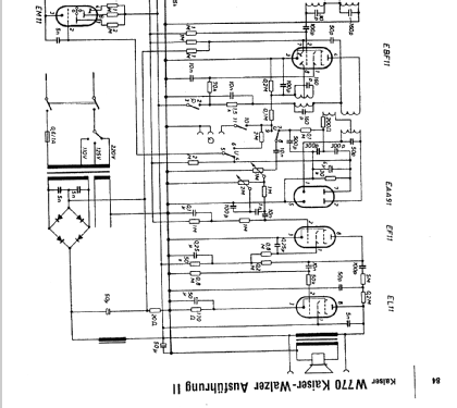 Kaiser-Walzer 52 W770; Kaiser KG, W. bzw. (ID = 56459) Radio