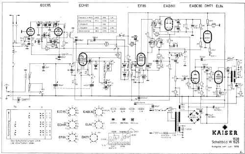 W1628 Phono; Kaiser KG, W. bzw. (ID = 1453089) Radio