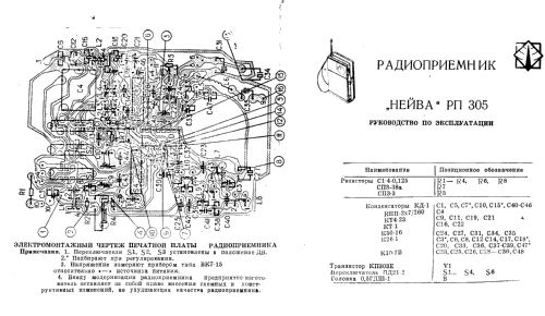Nejva {Нейва} RP-305 {РП-305}; Kamensk-Uralsk Radio (ID = 1455031) Radio