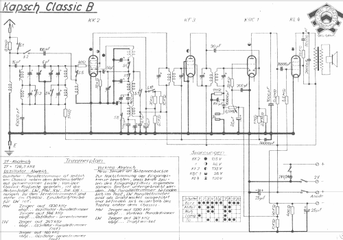 Classic B ; Kapsch & Söhne KS, (ID = 1005381) Radio