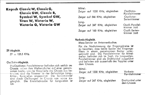 Classic U ; Kapsch & Söhne KS, (ID = 601150) Radio