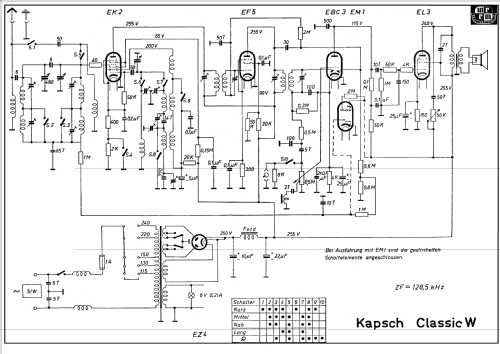 Classic W ; Kapsch & Söhne KS, (ID = 114456) Radio