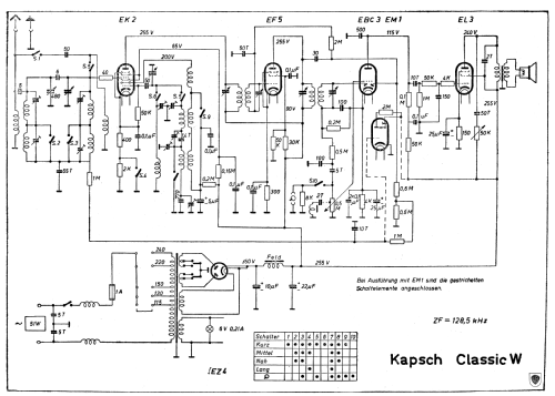 Classic W ; Kapsch & Söhne KS, (ID = 601153) Radio