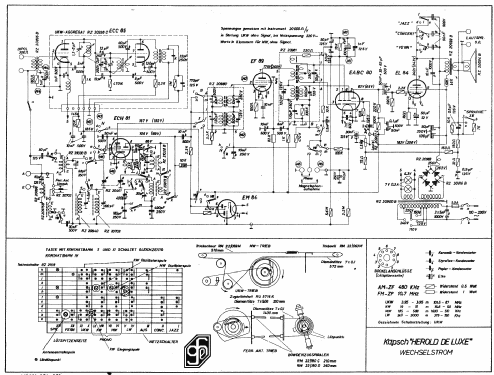 Herold de Luxe Phono ; Kapsch & Söhne KS, (ID = 1099607) Radio