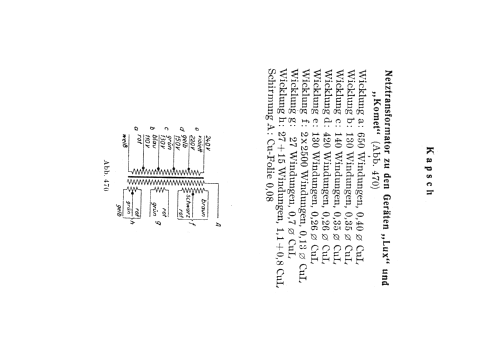 Lux W ; Kapsch & Söhne KS, (ID = 340758) Radio