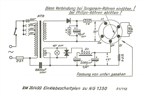 Netzanschlussgerät NG1350; Kapsch & Söhne KS, (ID = 486783) Aliment.