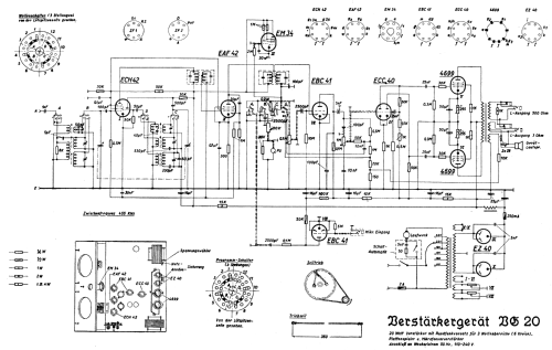 Verstärkergerät VG20; Kapsch & Söhne KS, (ID = 21851) Radio