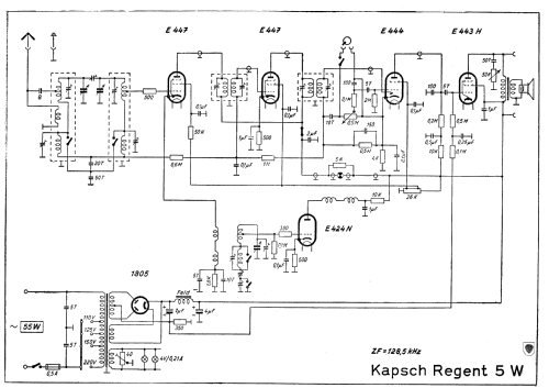 Regent Wechselstrom-Lichtnetzempfänger 5W; Kapsch & Söhne KS, (ID = 604184) Radio