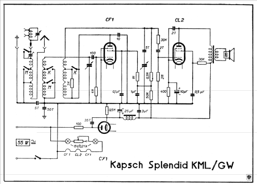 Splendid KML/GW; Kapsch & Söhne KS, (ID = 607291) Radio