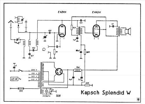 Splendid W ; Kapsch & Söhne KS, (ID = 604960) Radio