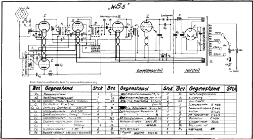 WS5 Katalog Nr. 10066; Kapsch & Söhne KS, (ID = 1433559) Radio