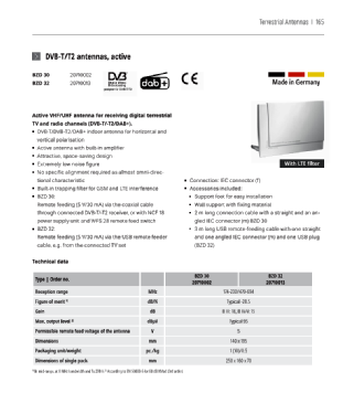 DVB-T-Indoor-Antenne aktiv BZD30; Kathrein; Rosenheim (ID = 3095142) Antenna