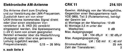 Elektronische AM-Antenne CRK 11; Kathrein; Rosenheim (ID = 1717540) Antenne