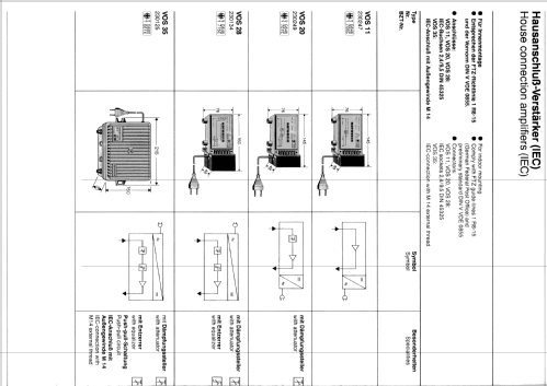 Hausanschluß-Verstärker VOS 11 BN 230247; Kathrein; Rosenheim (ID = 1740158) RF-Ampl.