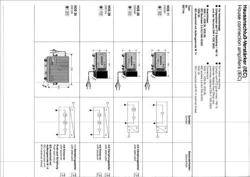Hausanschluß-Verstärker VOS 20 BN 230249; Kathrein; Rosenheim (ID = 1740164) Ampl. RF