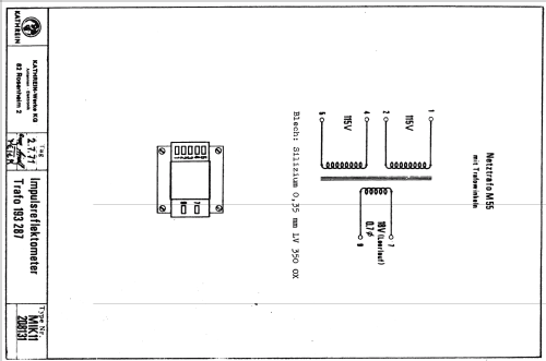 Impulsreflektometer MIK11; Kathrein; Rosenheim (ID = 694355) Equipment