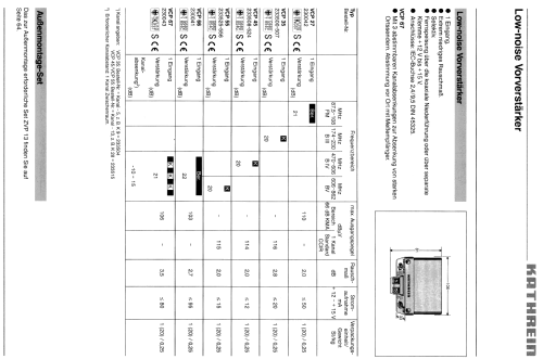 Low-noise Vorverstärker VCP 45 BN 233508; Kathrein; Rosenheim (ID = 1745428) RF-Ampl.