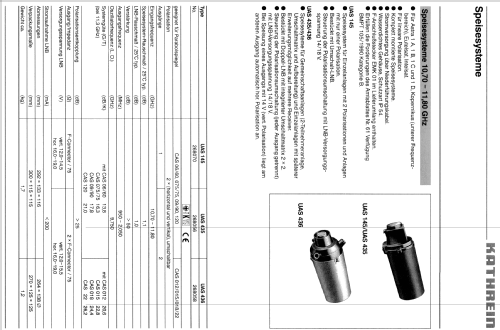 Speisesystem UAS 145 BN 268070; Kathrein; Rosenheim (ID = 1750937) Antenne