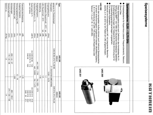 Speisesystem UAS 260 BN 268042; Kathrein; Rosenheim (ID = 1734020) Antena