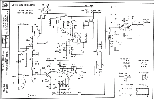 TV/Radio-Meßempfänger MFK31; Kathrein; Rosenheim (ID = 1711699) Equipment