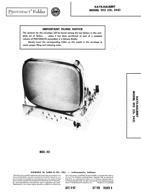 012 Ch= 243; Kaye-Halbert Corp,; (ID = 3055615) Televisión