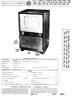 033 Ch= 242; Kaye-Halbert Corp,; (ID = 2937787) Television