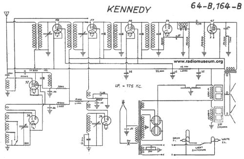 164-B Ch= 64-B; Kennedy Co., Colin B (ID = 24902) Radio