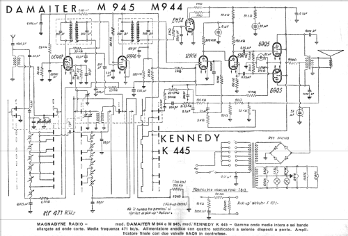 K445; Kennedy marca / (ID = 1189235) Radio