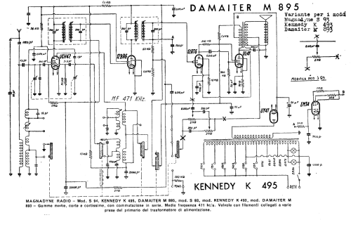 K495; Kennedy marca / (ID = 1189927) Radio