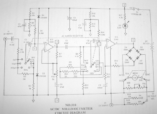 Millivoltmeter AC kit 310; Kenneke (ID = 1104719) Equipment