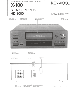 Stereo Auto Reverse Cassette Deck X-1001; Kenwood, Trio- (ID = 2995469) R-Player