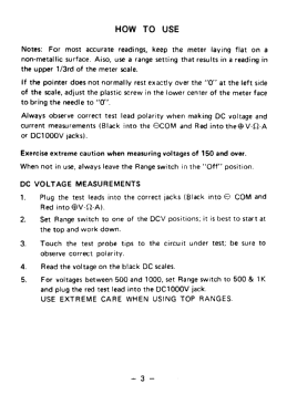 Analog Multimeter ETU-202; Kingdom, Kwang Duk (ID = 2891991) Equipment