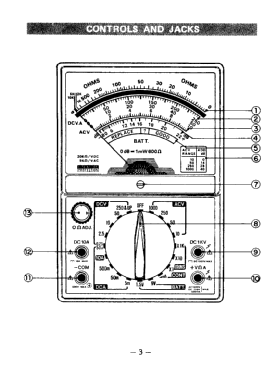 Analog Multimeter ETU-2070; Kingdom, Kwang Duk (ID = 2892440) Equipment