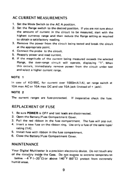 Digital Multimeter KD-30C; Kingdom, Kwang Duk (ID = 2892530) Equipment