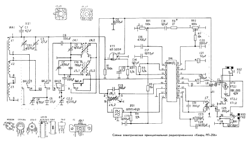 Кварц РП-206 Quartz RP-206; Kishtim Radio Works (ID = 1699282) Radio