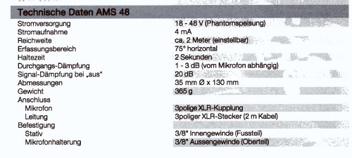 Automatischer Mikrofon-Schalter AMS 48; Klein & Hummel; (ID = 1726026) Misc