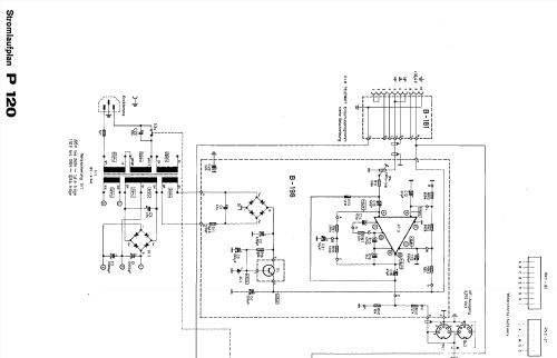 Telewatt Mono-Endverstärker P 120; Klein & Hummel; (ID = 1507261) Ampl/Mixer