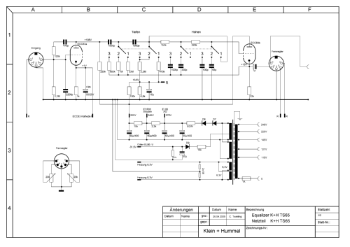 TS65; Klein & Hummel; (ID = 1430247) Ampl/Mixer