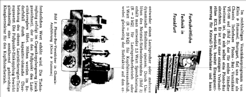 VE-100; Klein & Hummel; (ID = 2575762) Ampl/Mixer
