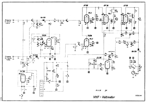 VHF-Voltmeter V600M; Klemt, Arthur; (ID = 1384729) Ausrüstung