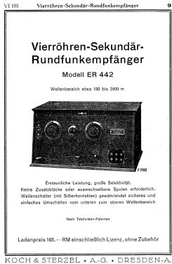 ER442; Koch & Sterzel AG; (ID = 3070409) Radio