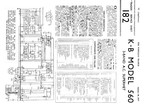 KB 560; Kolster Brandes Ltd. (ID = 1035114) Radio