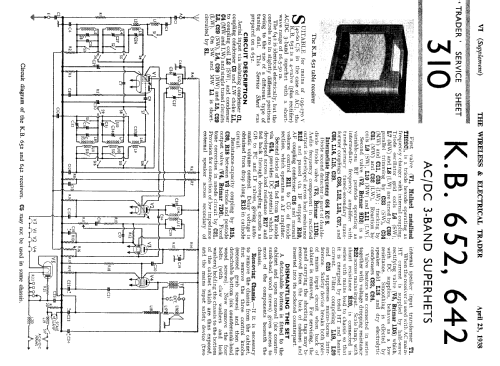 KB 652; Kolster Brandes Ltd. (ID = 1042855) Radio