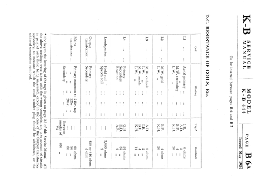 KB 444; Kolster Brandes Ltd. (ID = 2217969) Radio