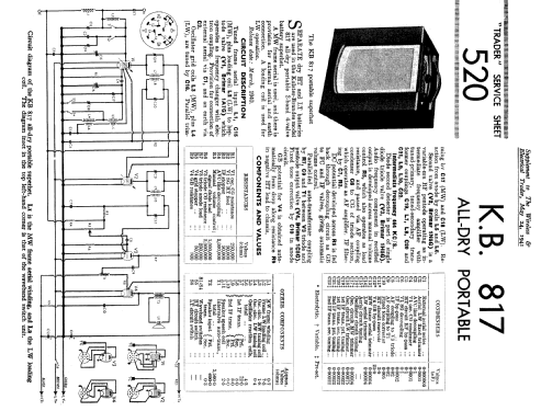 KB 817; Kolster Brandes Ltd. (ID = 2292263) Radio